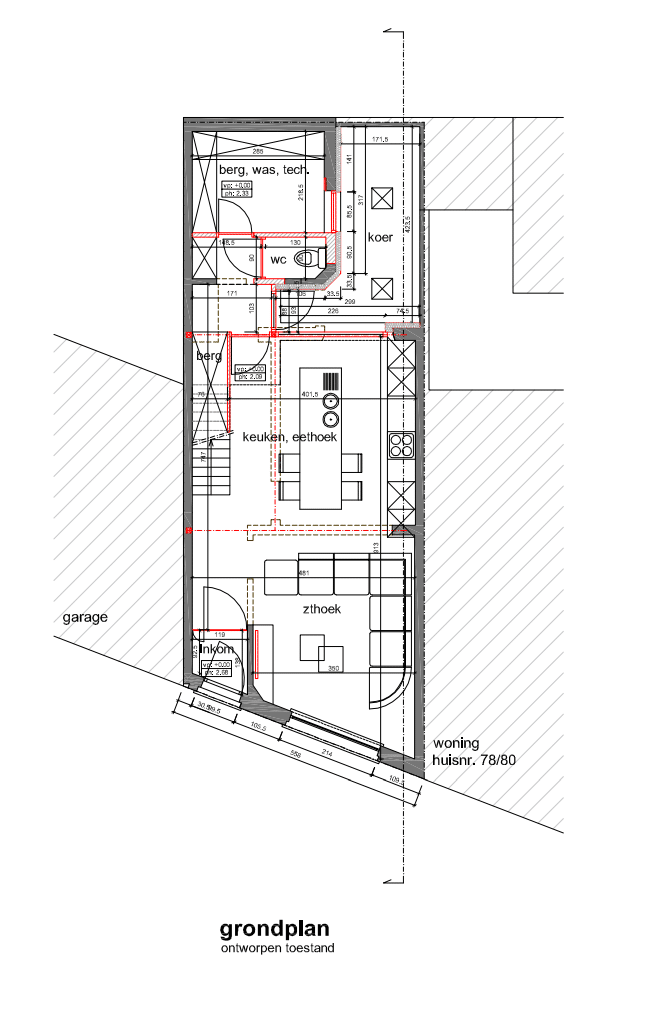 Woongemak_Tuinwijklaan Gent_opmaak plannen en aanvraag vergunningen